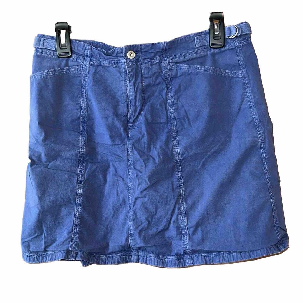 FRESH PRODUCE Moonlight BLUE Stretch CRUISER SKORT Skirt Small